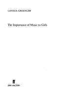 Cover for The importance of music to girls
