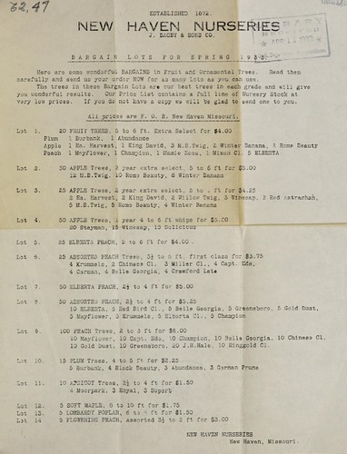 Cover for Bargain lots for spring 1933