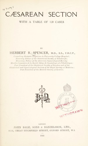 Cover for Caesarean section
