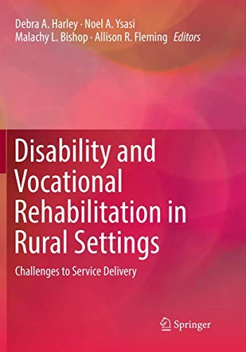 Cover for Disability and Vocational Rehabilitation in Rural Settings