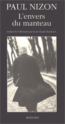 Cover for L'envers du manteau