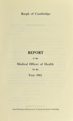 Cover for [Report 1961]