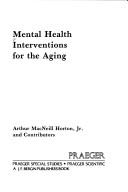 Cover for Mental health interventions for the aging