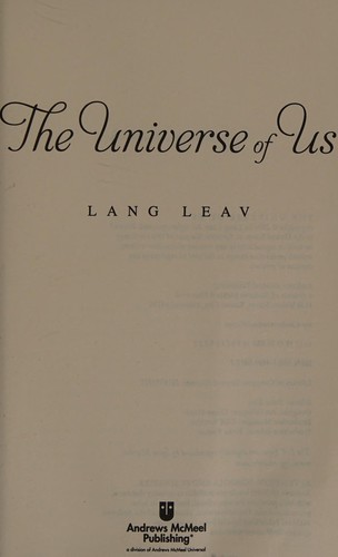 Cover for The universe of us