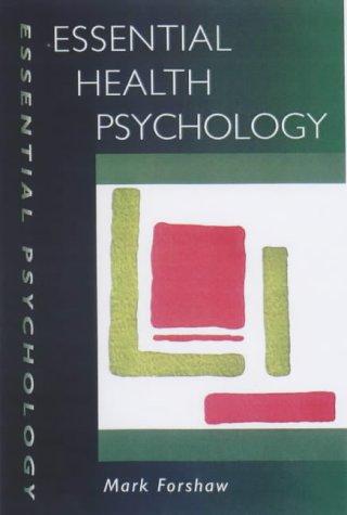 Cover for Essential health psychology