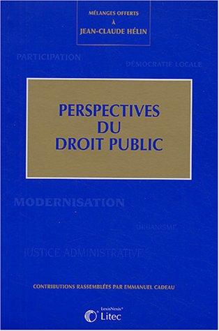 Cover for Perspectives du droit public