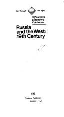 Cover for Russia and the West