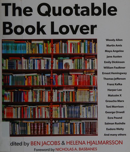 Cover for The quotable book lover