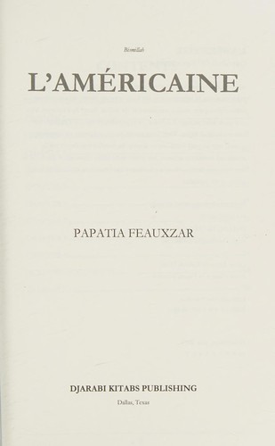 Cover for L'Americaine (English Version)