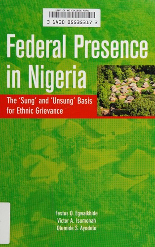 Cover for Federal presence in Nigeria
