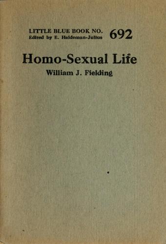 Cover for Homo-sexual life