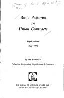 Cover for Basic patterns in union contracts
