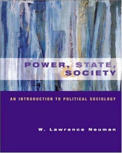 Cover for Power, State and Society