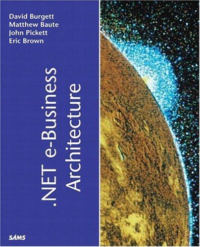 Cover for .NET e-Business Architecture
