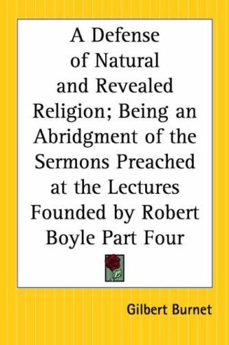 Cover for A Defense Of Natural And Revealed Religion
