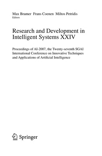 Cover for Research and development in intelligent systems XXIV
