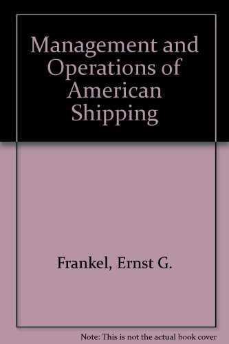 Cover for Management and operations of American shipping