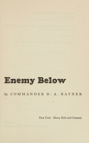 Cover for The enemy below.