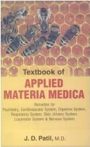 Cover for Texbook of Applied Materia Medica