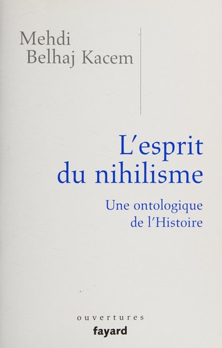 Cover for L'esprit du nihilisme