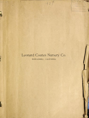 Cover for 1923-24 descriptive list of fruit and nut trees, berry plants