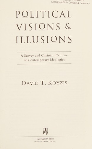 Cover for Political visions and illusions