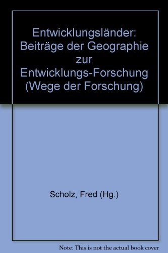 Cover for Entwicklungsländer