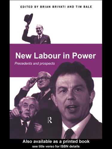 Cover for New Labour in Power