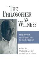Cover for The philosopher as witness