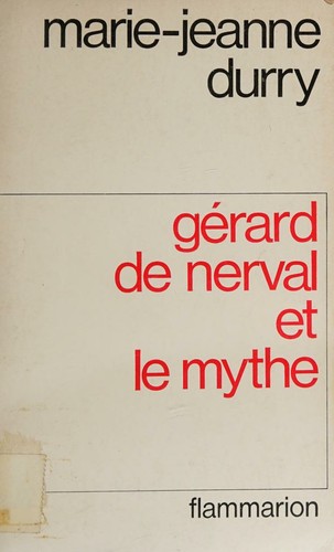 Cover for Gérard de Nerval et le mythe