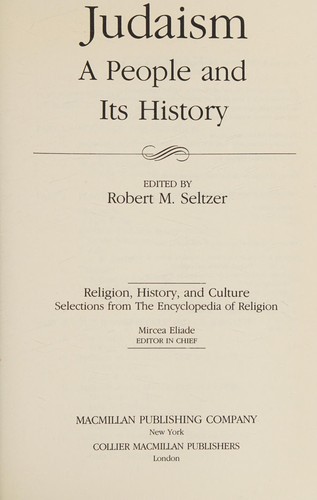 Cover for Judaism