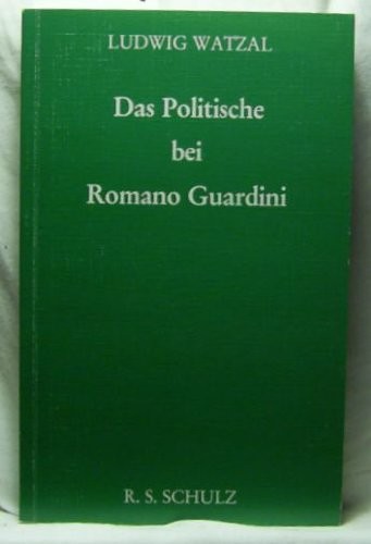 Cover for Das Politische bei Romano Guardini