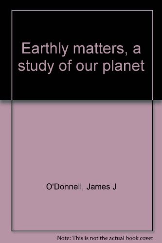 Cover for Earthly matters, a study of our planet