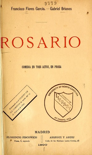 Cover for Rosario