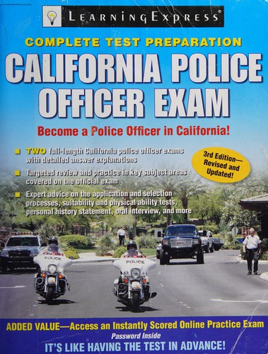 Cover for California police officer exam
