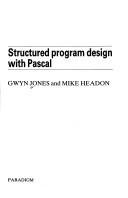 Cover for Structured program design with Pascal