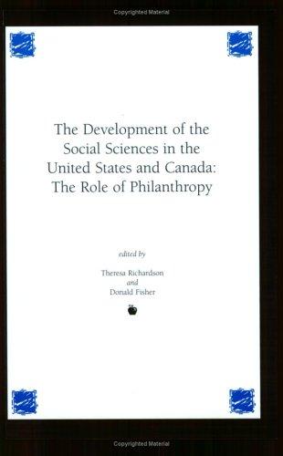 Cover for Development of the Social Sciences in the United States and Canada