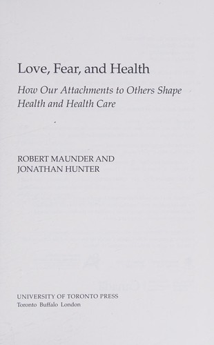 Cover for Love, Fear, and Health
