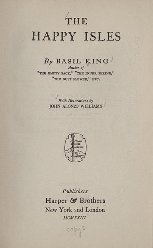 Cover for The happy isles