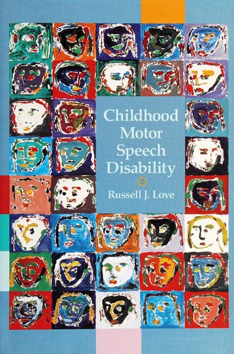 Cover for Childhood motor speech disability