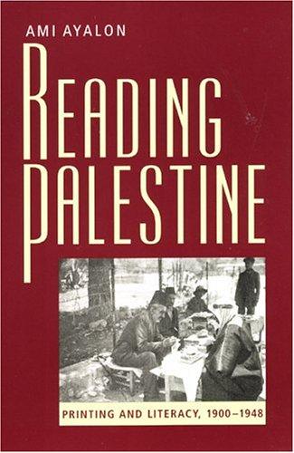 Cover for Reading Palestine