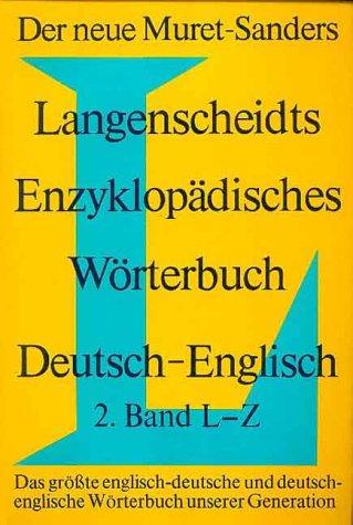 Cover for Langenscheidt's Encyclopaedic Dictionary of the English and German Languages