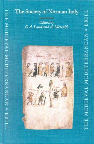 Cover for The Society of Norman Italy (Medieval Mediterranean)