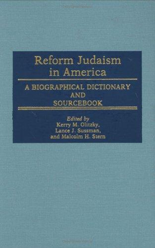 Cover for Reform Judaism in America
