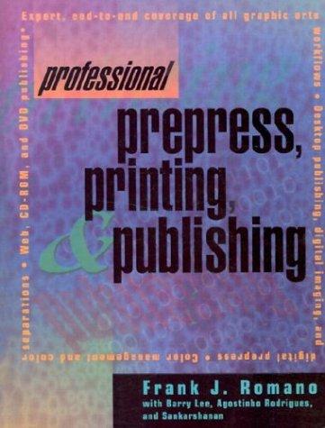Cover for Professional prepress, printing, and publishing