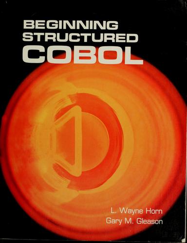 Cover for Beginning structured COBOL