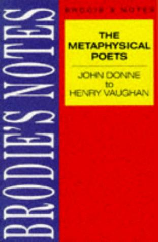 Cover for Brodie's Notes on Metaphysical Poets (Brodies Notes)