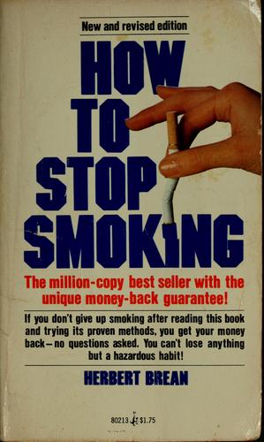 Cover for How to stop smoking