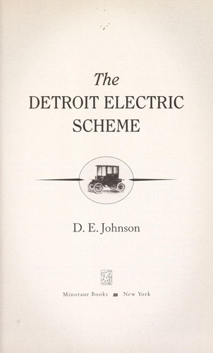 Cover for The Detroit electric scheme