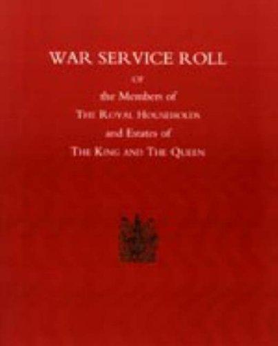 Cover for War Service Roll of the Members of the Royal Households and Estates of the King and the Queen